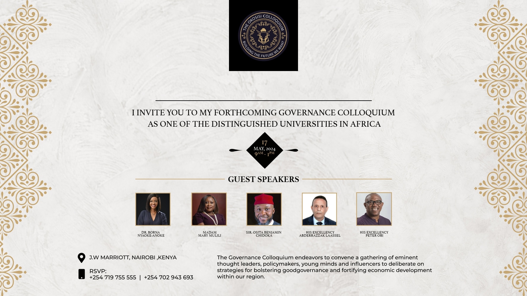 The Okosisi Colloquium